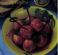 Мясные шарики в соусе